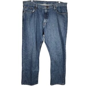 Wrangler Premium Quality Mens Regular Fit Jeans 38x30 Medium Wash Blue Denim